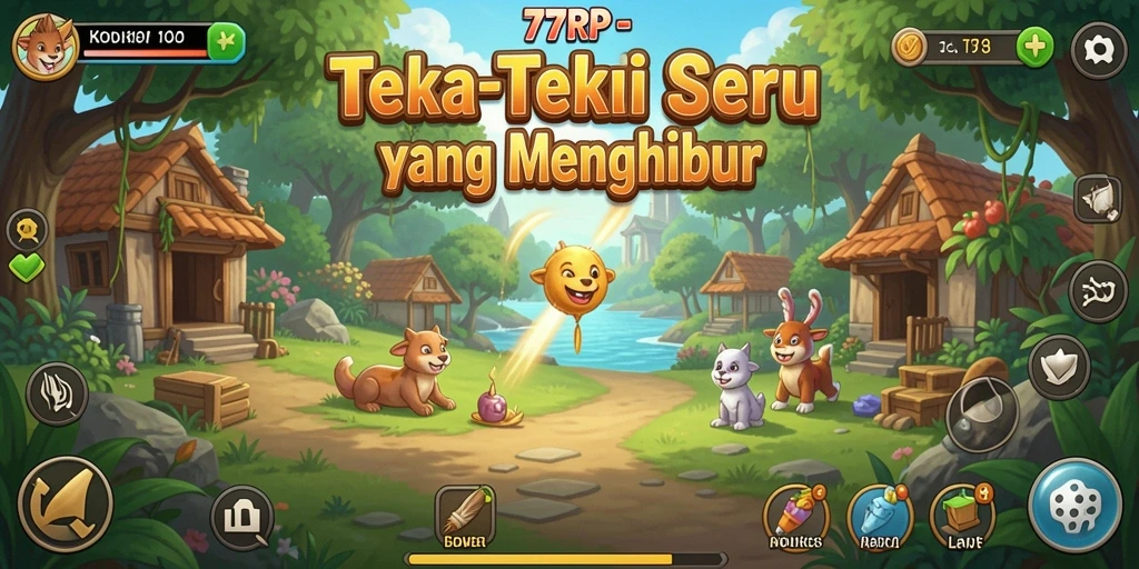 Screenshot gameplay <strong>77RP</strong> menampilkan aksi teka-teki yang seru dan menantang.