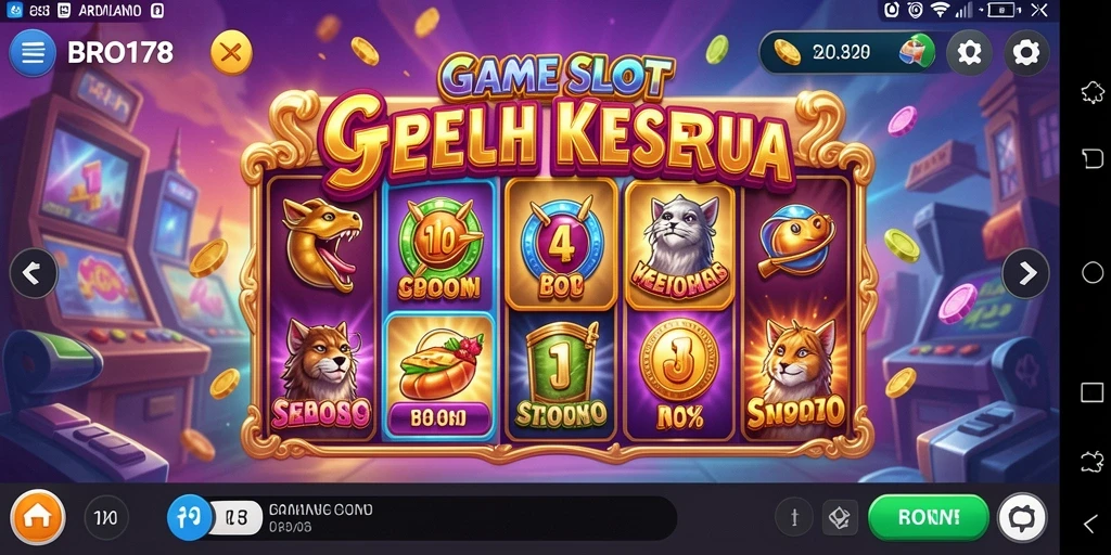 Tampilan gameplay BRO178 yang menakjubkan dalam aksi slot.