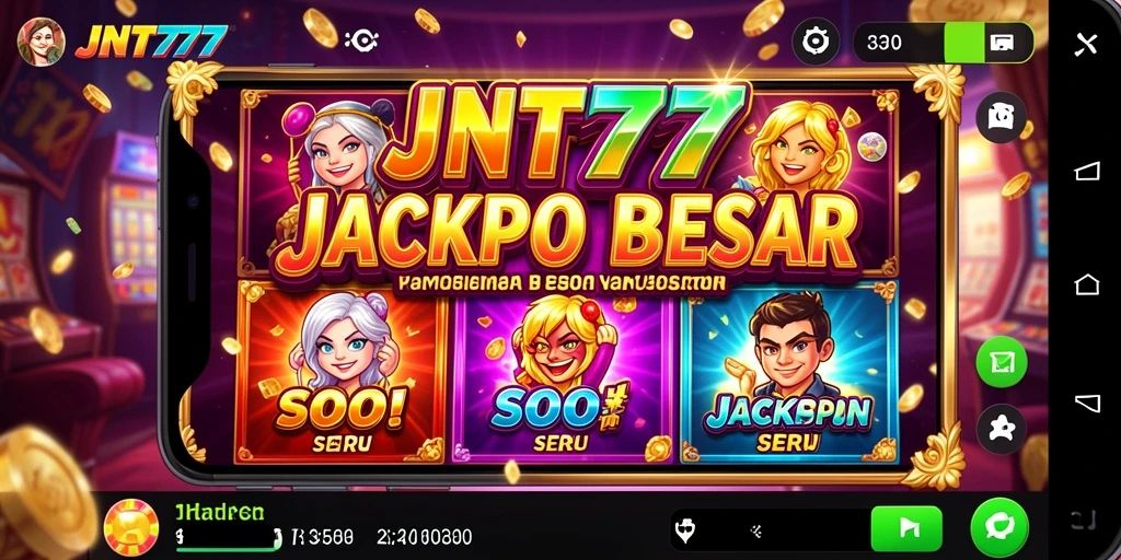 Tampilan permainan JNT777 yang menarik dengan antarmuka slot yang responsif.