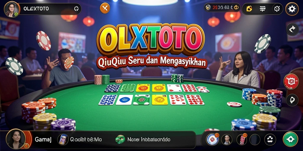 Screenshot menampilkan aksi seru gameplay OLXTOTO di permainan QiuQiu.