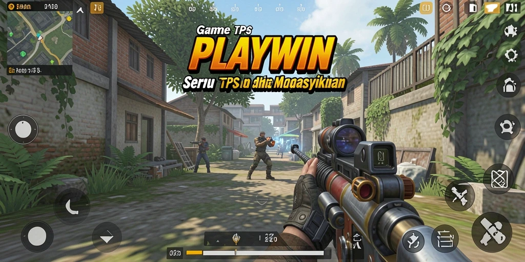 Screenshot dari gameplay seru di PLAYWIN yang menampilkan aksi TPS.